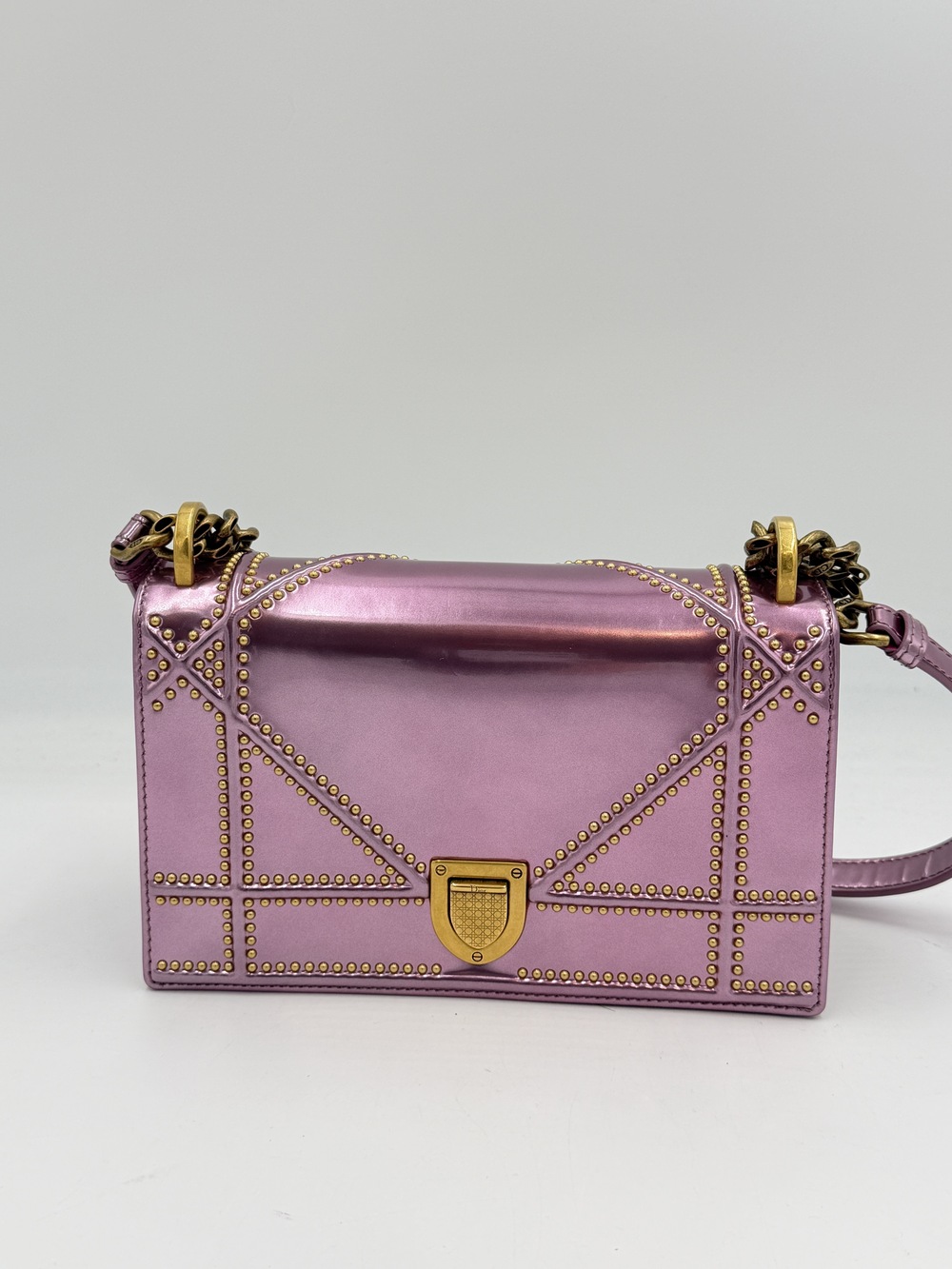 Dior Diorama Studded Chain Shoulder